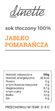 Załaduj obraz do przeglądarki galerii, Sok tłoczony jabłko - pomarańcza
